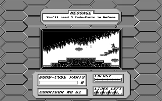 Dangerous Mission atari screenshot